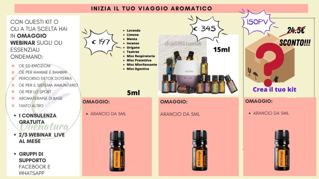 promozione oli essenziali